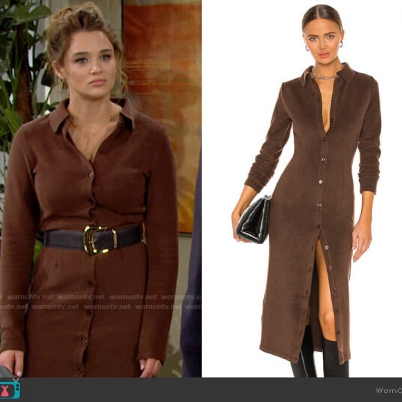 Danielle Guizio collared button up sweater midi dress - Picture 2 of 4